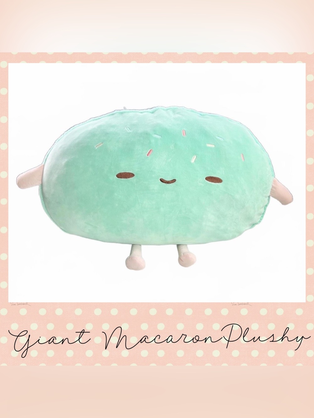 Giant Kawaii Macaron Plush Pillow Stuffed Animal Figure